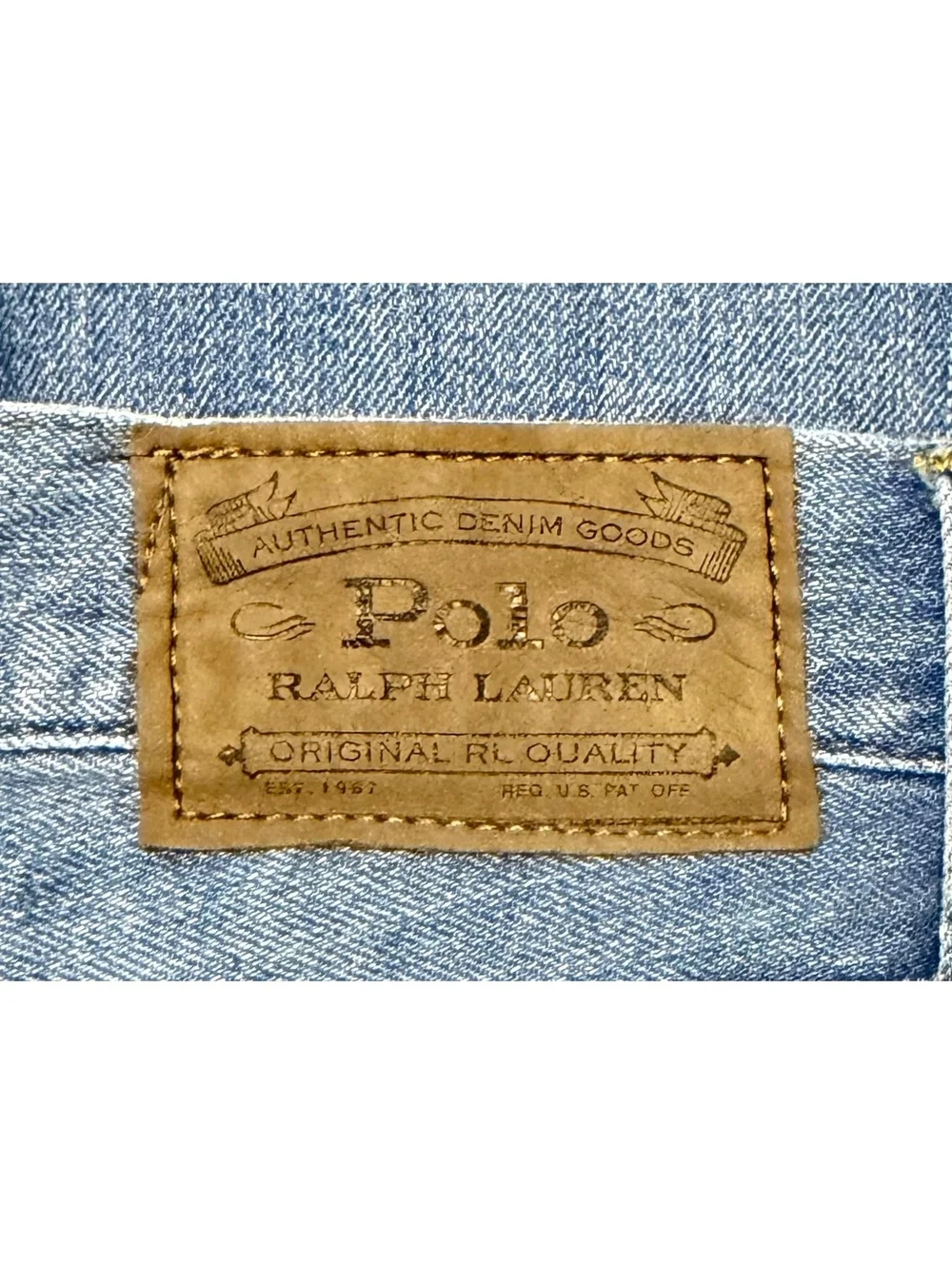 Polo Ralph Lauren Boys Sullivan Slim Distressed Repaired Jeans Size 12 EUC